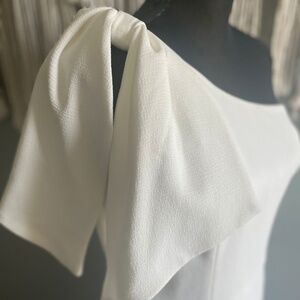 Dress The Population White Off Shoulder Dress